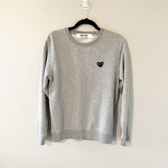 Comme Des Garçons play crewneck sweatshirt sweater large